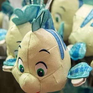 Japan Tokyo Disney stuffed toy On your shoulders The Little Mermaid Flounder